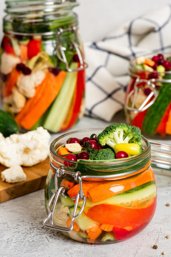 lactofermentation brocoli en bocaux